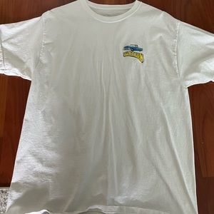 Dwntwn tee shirt with small low-rider embroidery